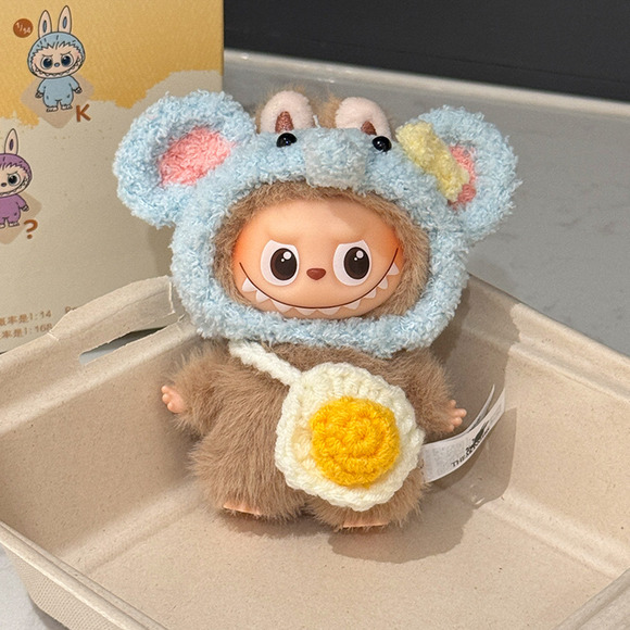 Labubu 4inch bag charm clothes outfits - MXM-H42 - Picture 1 of 1